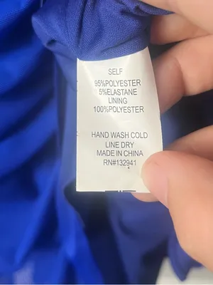 Amanda Uprichard Kiana Mini strapless Dress blue size medium thumbnail 7