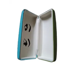 Kate Spade Lime Green & Turquoise Hard Eyeglass Sunglass Case thumbnail 3