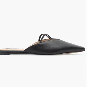 NEW Pammie Mule (Women) 8M, BLACK LEATHER Slip On thumbnail 6