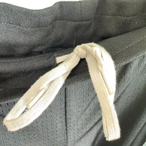 Nike Mesh Black White Blue Stripe Straight Leg‎ Drawstring Athletic Pants Size L thumbnail 5