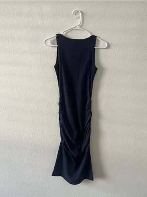 NWT Michael Stars Sonya‎ Navy Square Neck Midi Dress XS thumbnail 7