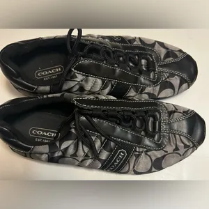 Coach Black and Gray Sneakers thumbnail 1