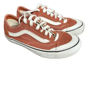 Vans Style 36 Rust‎ Orange Suede Canvas Sneakers Mens 6 Womens 7.5 thumbnail 2