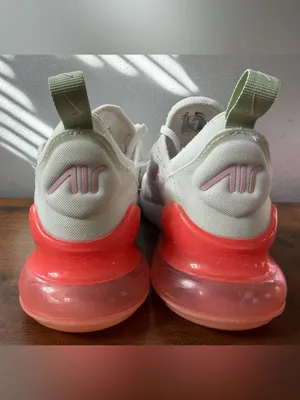 Nike Air Max 270 White Coral Pink (Youth 6Y / Women's 7.5) thumbnail 3