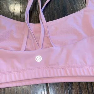 Pink athletic sports bra size medium thumbnail 4