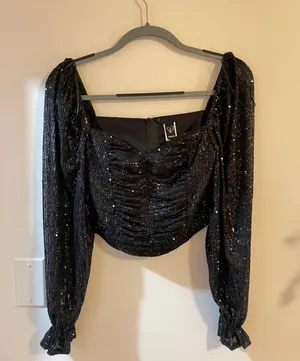 Windsor Long Sleeve Sparkle Top thumbnail 1