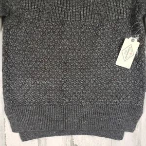 NWT St. John's Bay Gray Metallic Heavyweight Crew Neck Sweater Womens Size Small thumbnail 3