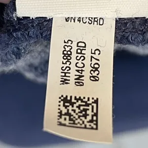 Aerie Womens M Sweatshirt Navy Checked‎ Out Graphic Pullover Crew Neck Oversized thumbnail 7