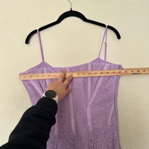 House of CB Antonina Orchid Lace Corset Maxi Dress Purple Size M Regular Cup A-C thumbnail 8