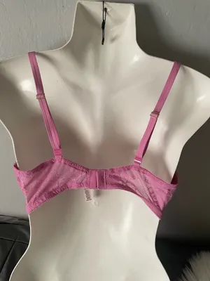 Victoria's Secret Bombshell Bra 34DD *Pink Rose Lace* thumbnail 6