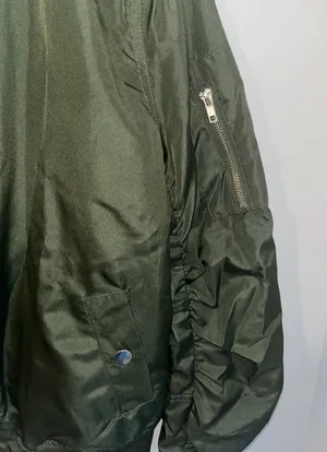 Army Green Bomber Jacket Size L thumbnail 2