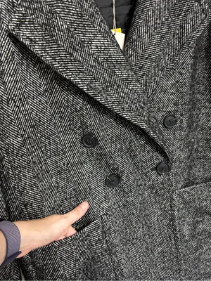 NEW Target A New Day Women’s Herringbone Oversized Peacoat - Size S thumbnail 3
