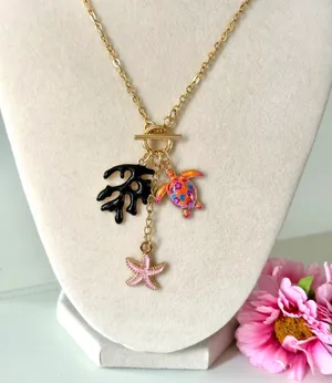 Sea Turtle Necklace (712) 🐢 Gold thumbnail 1