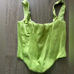 House of CB Rafa Corset NWT Small‎ Lime Green thumbnail 5