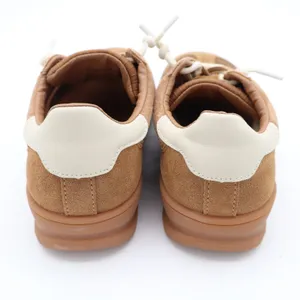 Verdict Women's Tan Mesh Suede Soccer Style Sneakers Size 6 Gum Sole thumbnail 7