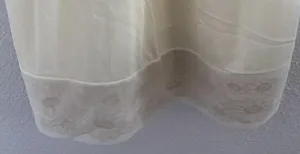 NWT Vintage Vanity Fair Slip Gown Neutral Cream Lightweight Small thumbnail 6
