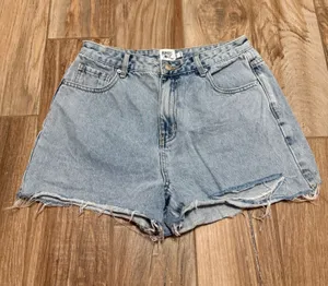 Princess Polly Feel Like Summer Denim Shorts thumbnail 1