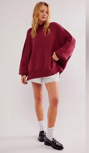 Free people easy street tunic sweater thumbnail 5