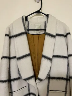 Anthropologie Elevenses Checkered Coat thumbnail 2