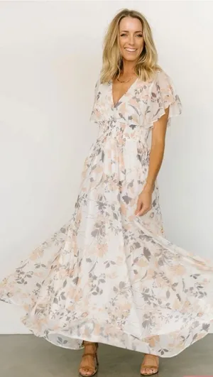 NWT Baltic Born‎ Lynlee Metallic Maxi Dress thumbnail 1