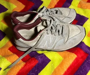 New Balance X Figs Shoes Womens 7 Gray Maroon Nursing Comfort Athlesiure 996 thumbnail 1