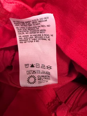 Reformation Emery Linen Top Red Size 2 thumbnail 8