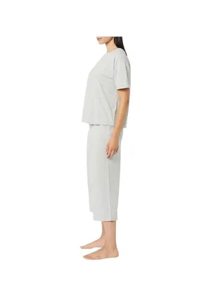 Boutique 2 Piece Lounge/Pajama Set Gray Size XXL NWT Neutral Athleisure Casual thumbnail 10