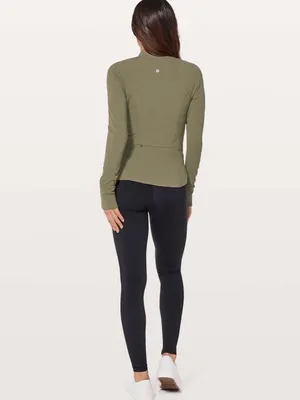 Lululemon The Ease Jacket Sage Size 4 thumbnail 3