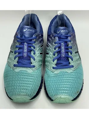 Asics Gel Quantum 180 2 T6G7N Blue Running Shoes Sneakers Womens Size 8 EXCELLNT thumbnail 3