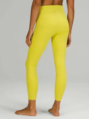 Lululemon Align High-Rise Leggings 25" Yellow Serpentine Size 0 thumbnail 2