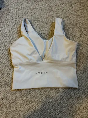 NVGTN Sports Bra White thumbnail 2