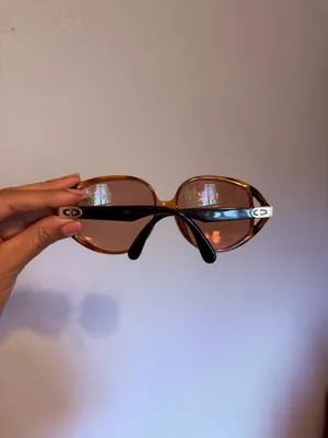 Christian Dior | Vintage Tortoiseshell Brown Oversized Sunglasses | E02 thumbnail 3