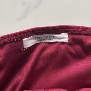Peppermayo Exclusive Rudy Maxi Dress Maroon Size 4 Column Form-Fitting Gown thumbnail 3