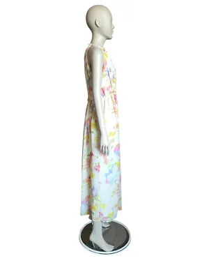 Zara Off White Patterned V Neck Dress thumbnail 5