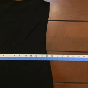 NWT Skims black ribbed maxi dress xl thumbnail 2