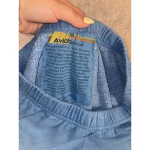 Aviator Nation Jogger Sweatpants Blue Smiley Face Women's Medium Happy ** thumbnail 10