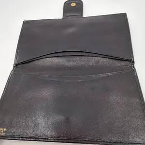 Celine Sulky Continental Flap Black Macadam Canvas Wallet thumbnail 6