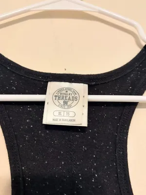Women's Black Purdue University Boilermakers Knights Apparel Tank Top Size XL thumbnail 2
