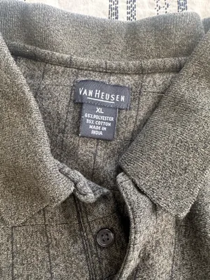 Van Heusen Men’s Long Sleeve dark green XL thumbnail 3