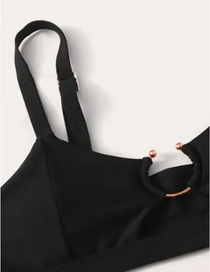 Shein Bikini Top Black thumbnail 4