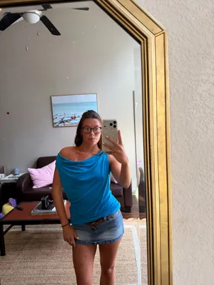 Vintage Blue Calvin Klein Top thumbnail 2