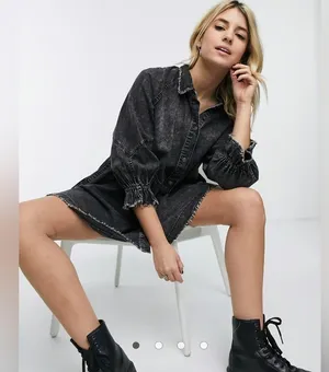 We The Free Sammi Denim Mini Dress, XS thumbnail 7