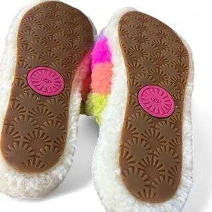 UGG Colorful Cozy Slippers – Women’s Size 10, Bright & Barely Worn thumbnail 5