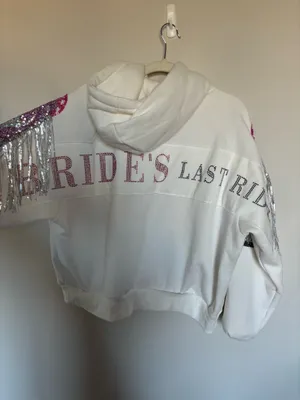 FashioNova Bride Hoodie rhinestone thumbnail 2