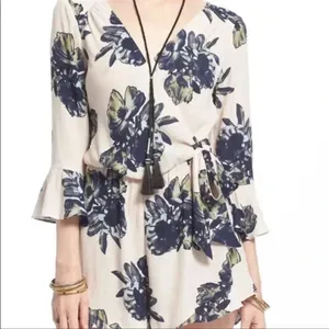 Free people all the‎ right ruffles romper xs thumbnail 3