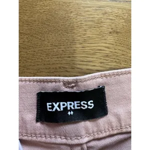 Express Skinny High Rise Pants Size 4R‎ Pink Stretch Classic City Preppy Office thumbnail 8