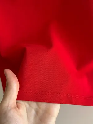 J. Crew Stretch Cotton Cap-Sleeve Crossover Shirt, Vintage Red, Size Small, NWT thumbnail 12