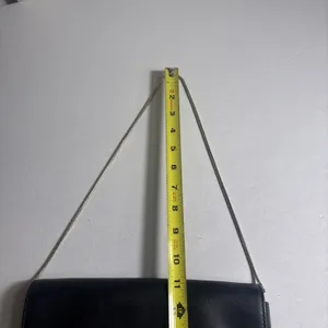 Kate Spade Black Leather Hanley Camden Way Shoulder Bag Gold Strap Purse‎ READ thumbnail 8