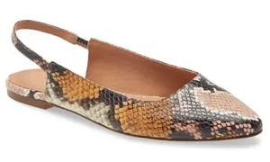 Madewell‎ Margo Leather Animal Print Mule thumbnail 1