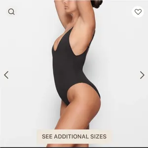 SKIMS Signature Swim Scoop Neck Onyx Black‎ One Piece Swimsuit NWT Size 2X thumbnail 5